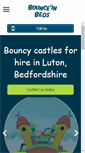 Mobile Screenshot of bounceinbeds.co.uk